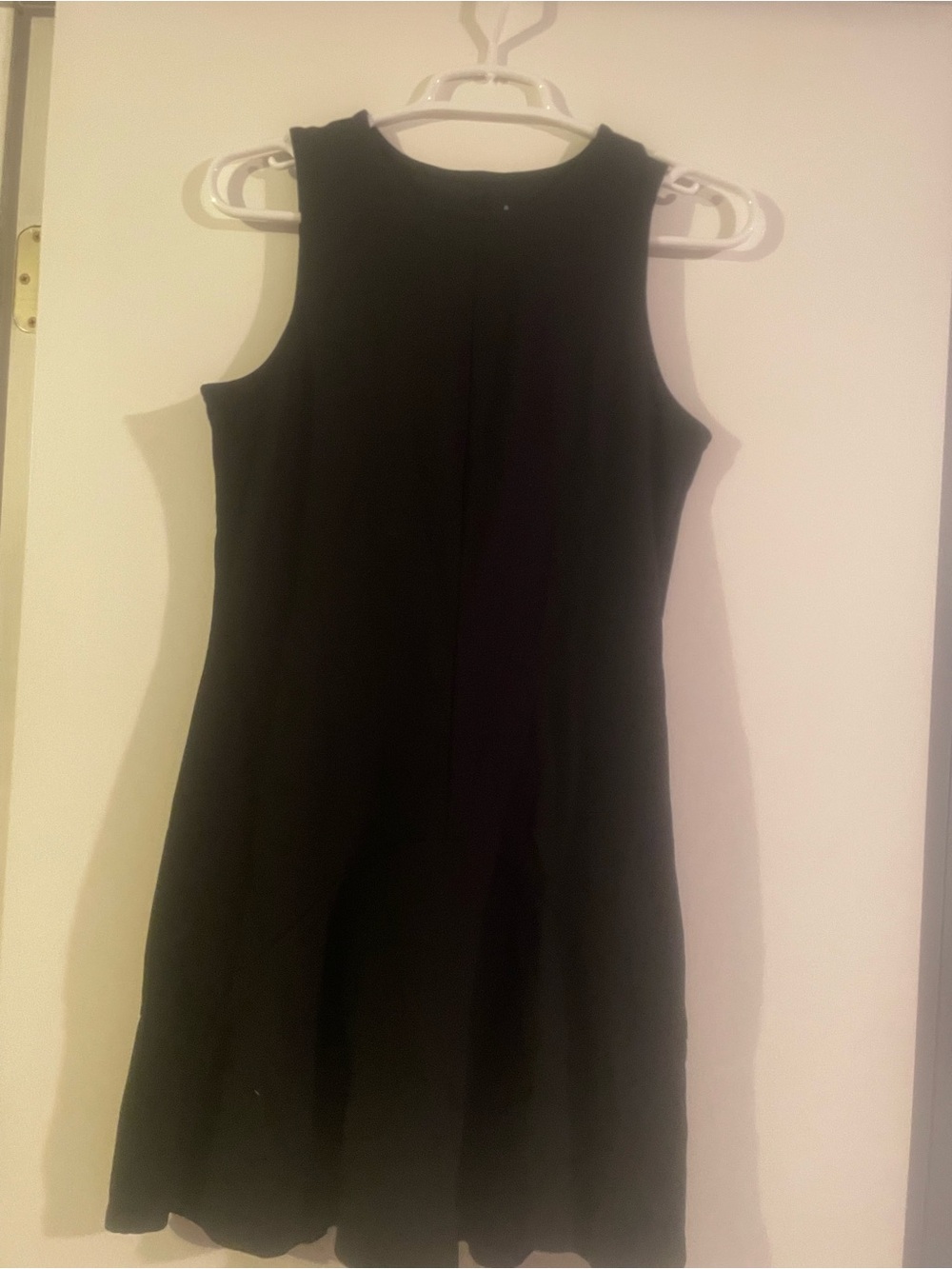 Classic Black Sleeveless A-Line Dress